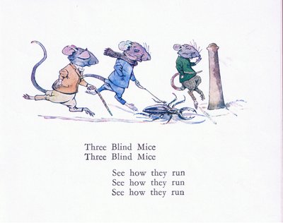 Three Blind Mice, See How They Run by Walton Corbould